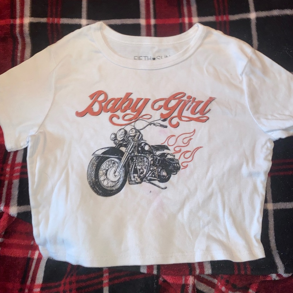Baby Girl Biker Crop